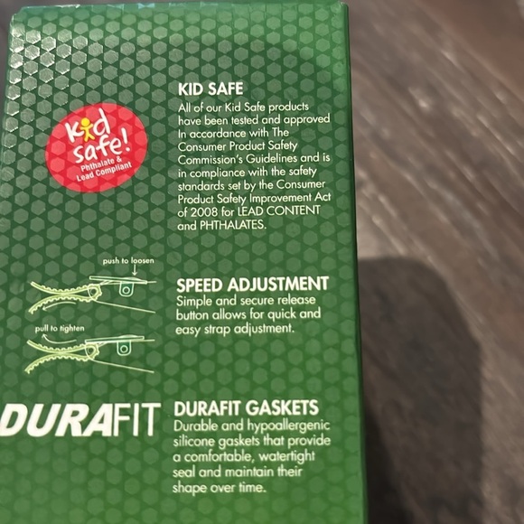 TYR Swim Goggles,Swimple Tie Dye,UVA/UVB protection,Anti-Fog,Durafit,easy adjust - Picture 6 of 7